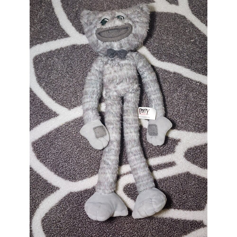 PhatMojo Poppy Playtime Huggy Wuggy Gray Stripe Plush 13” Official Licensed Toy